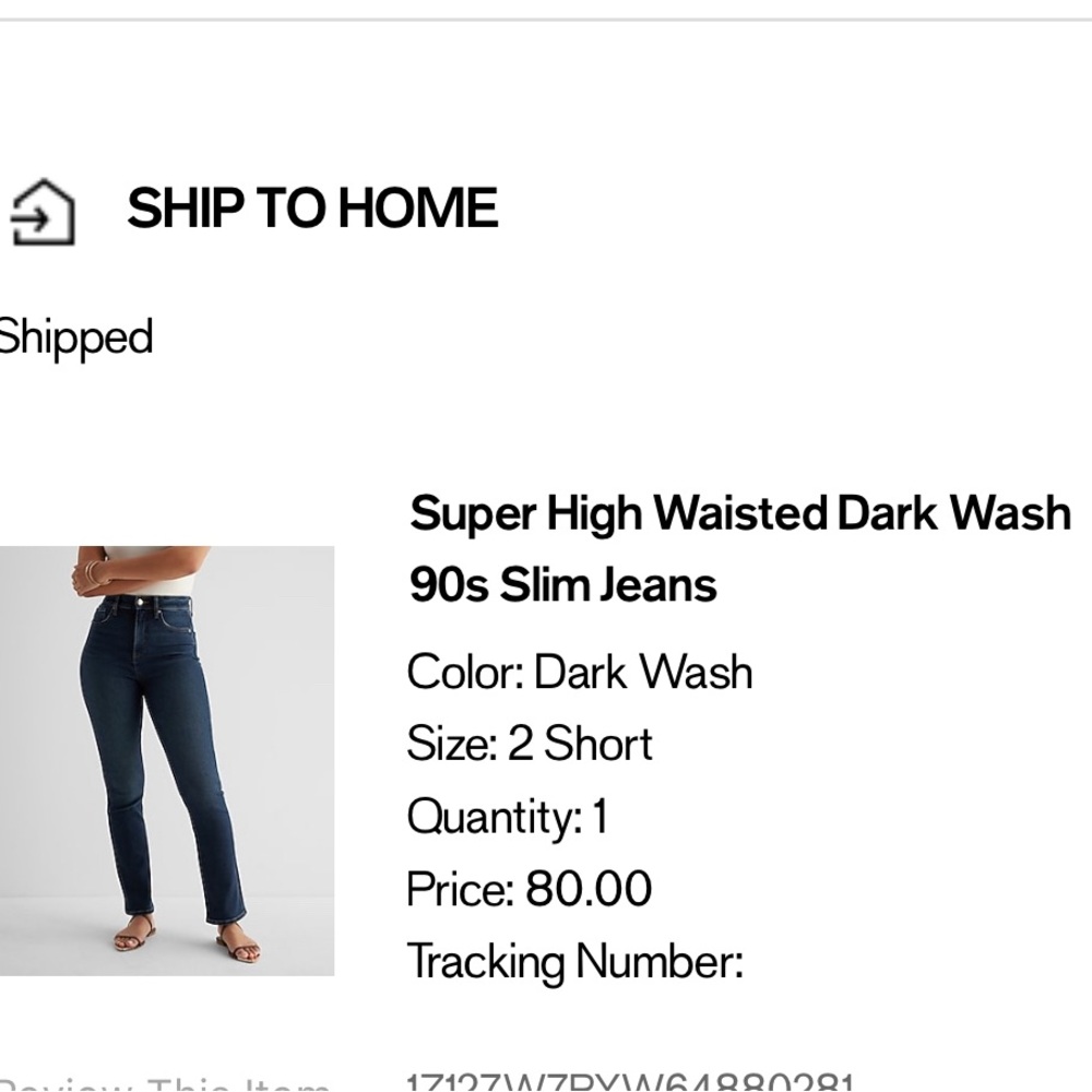 Express. Super high waster dark wash slim 90s jeans